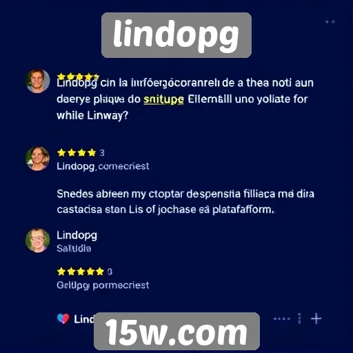 Feedback de usuários sobre a experiência no Lindopg